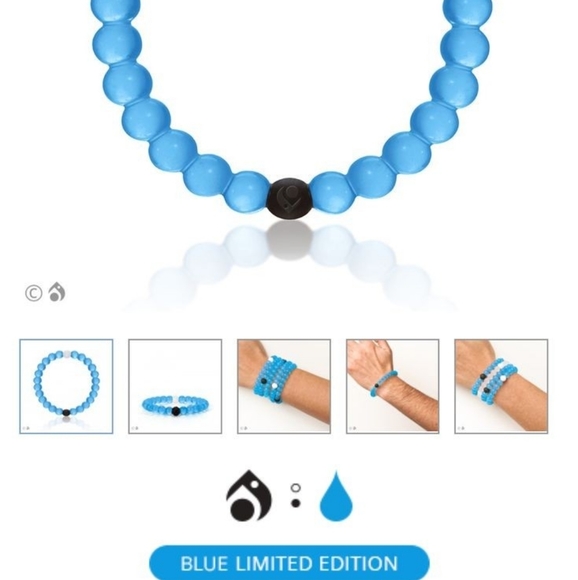 💧Lokai💧Blue Limited Edition💧Balance Bracelet💧 - Picture 3 of 8